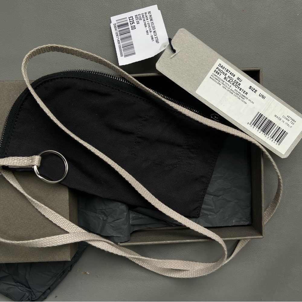 Rick Owens phone holder New Black